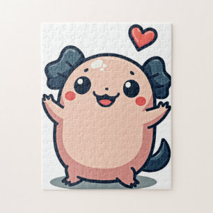 Puzzle Axolotl heureux