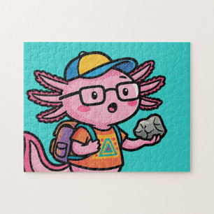 Puzzle Axolotl nerd sarcastique je pose des questions sur