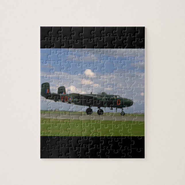Puzzle B25 sur la terre, bons avions de Side_WWII (Vertical)