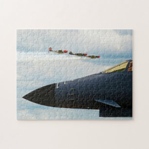 Puzzle B-1 Bombardement et chasseurs 2ÈME GUERRE MONDIALE