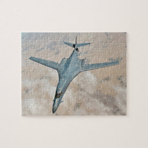 Puzzle B-1B Bombardement des ailes en vol balayées complè
