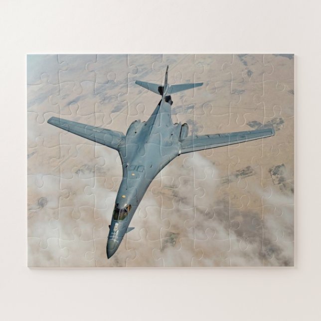 Puzzle B-1B Bombardement des ailes en vol balayées complè (Horizontal)