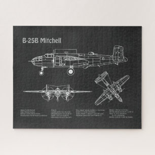 Puzzle B-25B Mitchell Doolittle - Plan directeur de l'avi