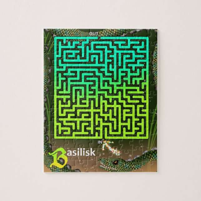 Puzzle B est pour Basilisk Maze (Vertical)