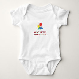 Puzzle Baby Bodysuit - "Kleiner Alarm der Mama" Pr Strampler