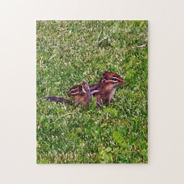 Puzzle Baby Chipmunks Premier Jour #4 Animal Art (Vertical)