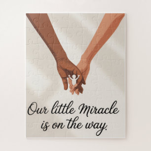 Puzzle Baby shower pour deux mamans