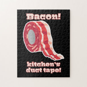 Puzzle Bacon !... Bande de canette de cuisine !