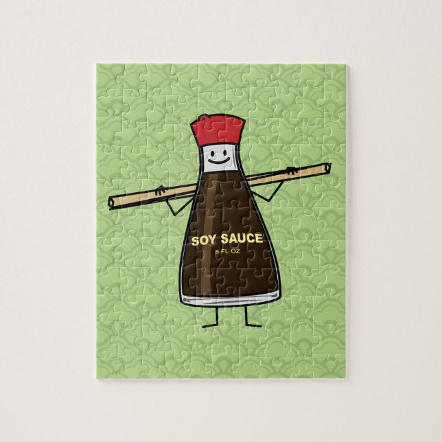 Puzzle Baguettes d'Asiatique de condiment de bouteille de (Vertical)