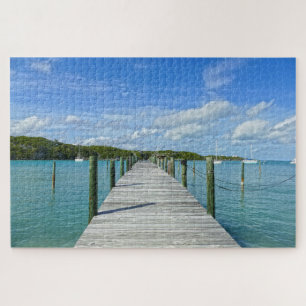 Puzzle Bahamas Fishing Pier, Great Abaco Island, Bahamas