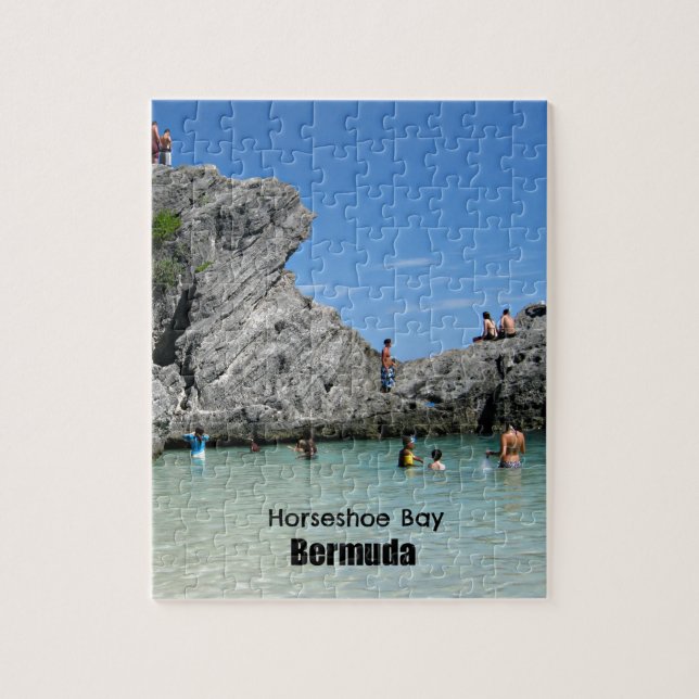 Puzzle Baie de Horseshoe, Bermudes (Vertical)