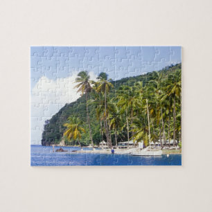 Puzzle Baie de Marigot, Sainte-Lucie, Caraïbes