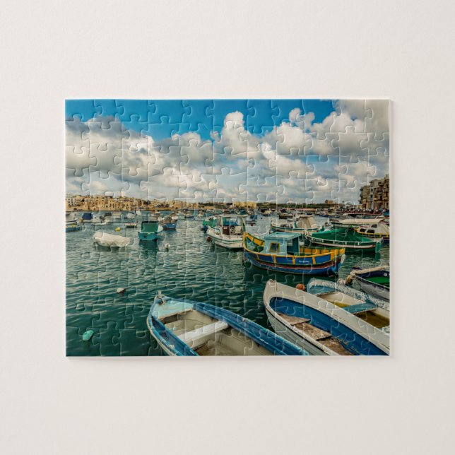 Puzzle Baie de Saint-Georges, Malte (Horizontal)