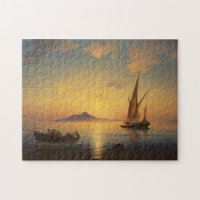 Baie de waterscape de paysage marin de Naples Ivan