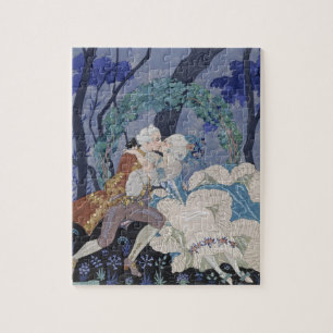 Puzzle Baiser secret, illustration pour des "fêtes