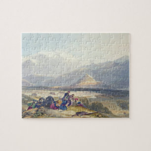 Puzzle Bala Hissar et ville de Kaboul avec les Anglais