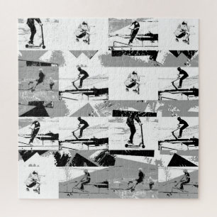 Puzzle Balayons autour - Stunt Scooter Rider