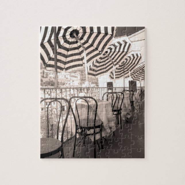 Puzzle Balcon de restaurant pittoresque, Italie (Vertical)