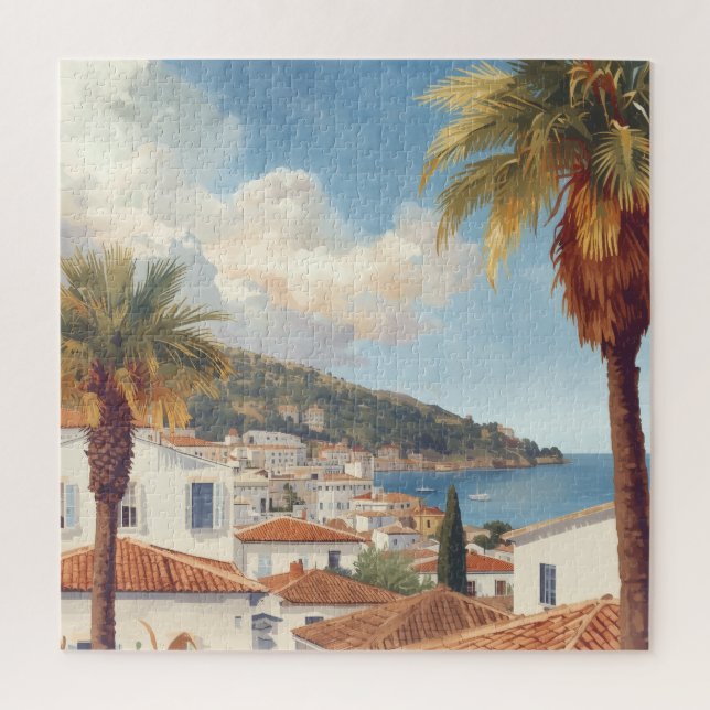 Puzzle Balearic Islands Vintage French Travel (Vertical)