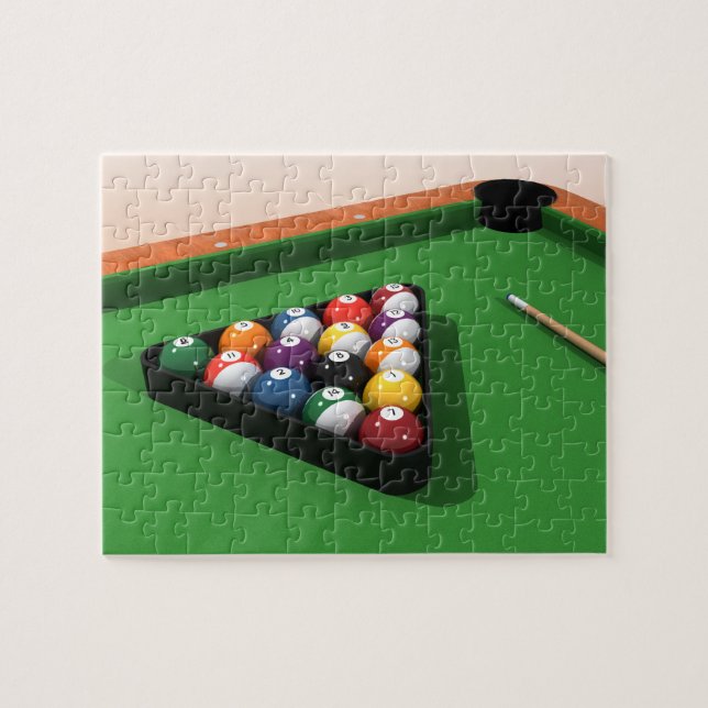 Puzzle: Bälle aus grünem Gürtel (Horizontal)