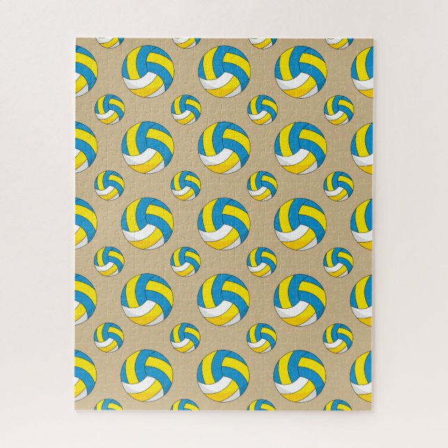 Puzzle Balle de volley-ball en dessin (Vertical)