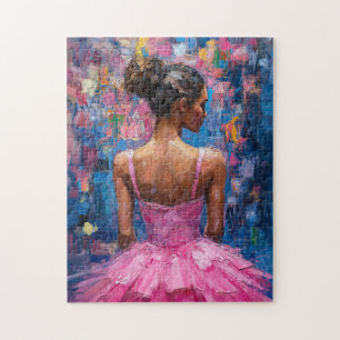 Puzzle Ballerina dans un Tutu rose chaud