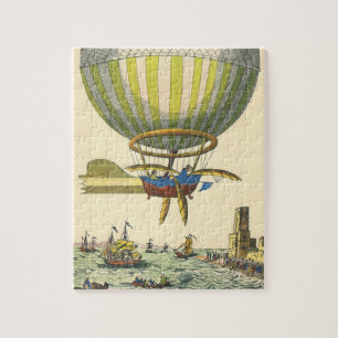 Puzzle Ballon à air chaud à vapeur de science-fiction vin