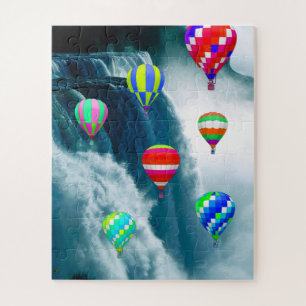 Puzzle Ballons à air chaud sur Niagara Falls Jigsaw Puzz