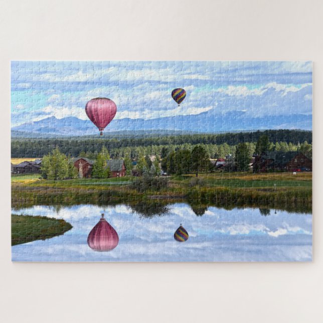 Puzzle Ballons sur le terrain de golf de Pagosa Springs,  (Horizontal)
