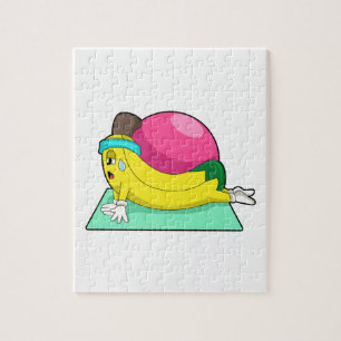 Puzzle Banane au yoga Fitness