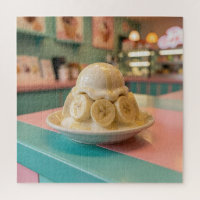 Banane en résine Sundae | Boutique de glace rétro