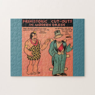 Puzzle Bande dessinée des années 1930 poupée en papier de