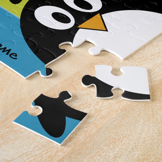 Puzzle Bande dessinée mignonne de pingouin avec le (Côté)