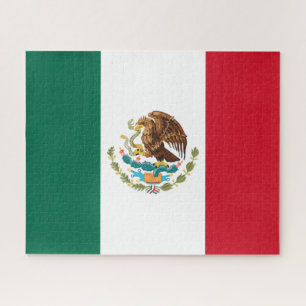 Puzzle Bandera de Mexico Drapeau national Mexicanos