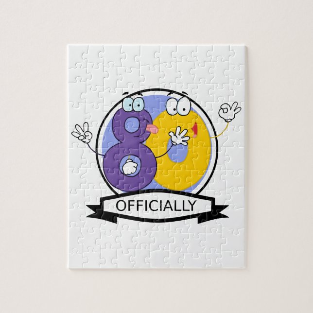 Puzzle Bannière d'anniversaire officielle 80 (Vertical)