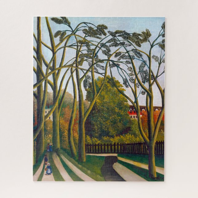 Puzzle Banques du Biè | Henri Rousseau | (Vertical)