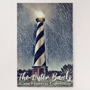 Puzzle Banques extérieures du phare de Cape Hatteras OBX 