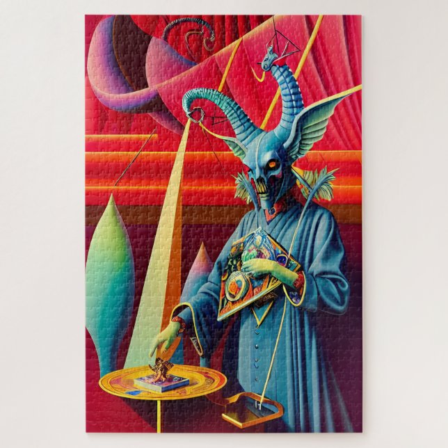 Puzzle Baphomet prend l'Imaginaire de l'appât (Vertical)