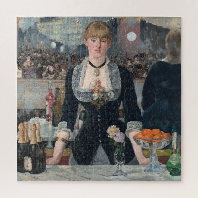 Puzzle Bar Folies-Bergere Manet Impressionniste Peinture (Vertical)