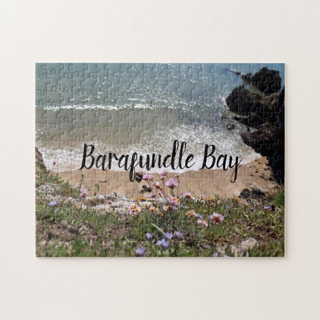Puzzle Barafundle Bay Pembrokeshire Pays de Galles Photo (Horizontal)