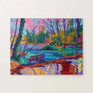 Puzzle Barrage de Willow Hall Sowerby Bridge Art Fauviste