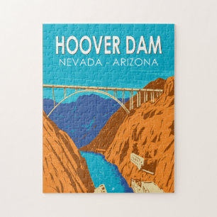 Puzzle Barrage Hoover Arizona Nevada Illustration Art de 