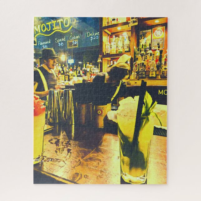 Puzzle Barre Mojito cubaine (Vertical)