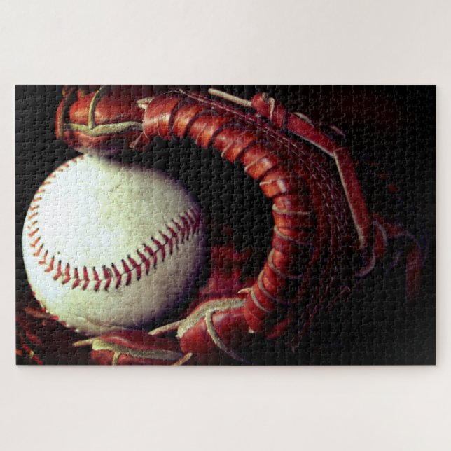 Puzzle Baseball Mitt (Horizontal)