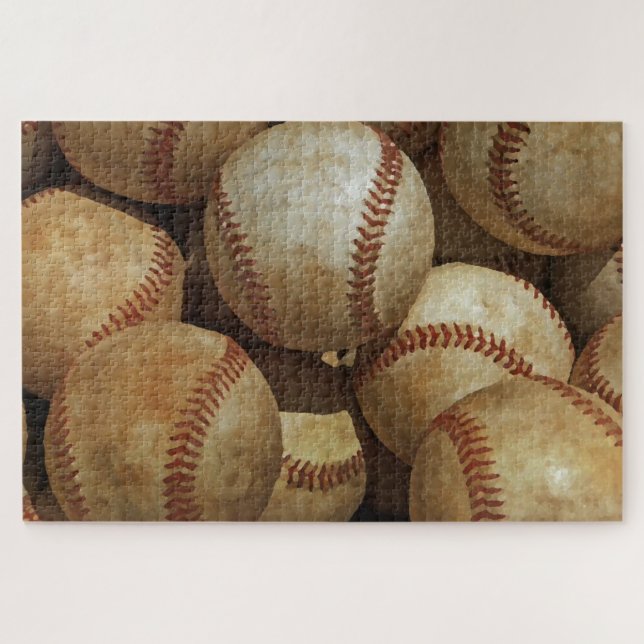 Puzzle Baseball - Sports populaires (Horizontal)