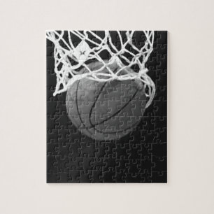 Puzzle Basket-ball noir et blanc