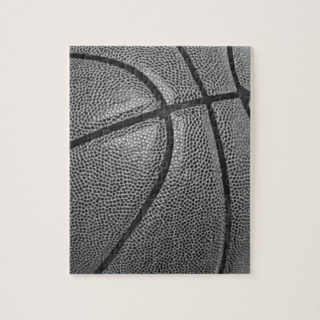 Puzzle Basket-ball noir et blanc (Vertical)