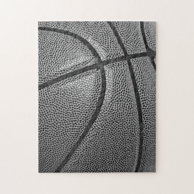 Puzzle Basket-ball noir et blanc (Vertical)