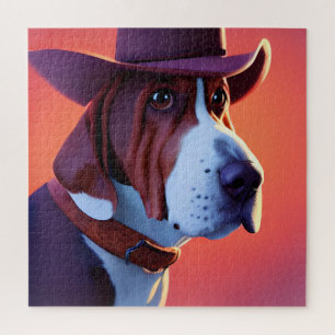 Puzzle Basset Hound