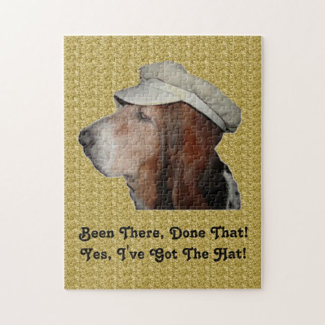 Puzzle Basset Hound war dort getan, dass (Vertikal)